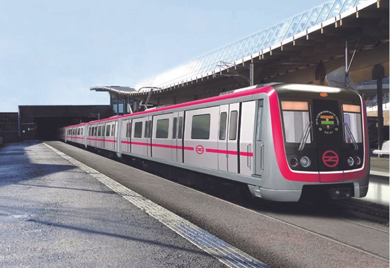 Pink Line Metro Thanisandra